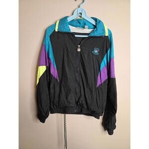 Givenchy Vintage Active Sports Neon Multicolor Track Suit Size M